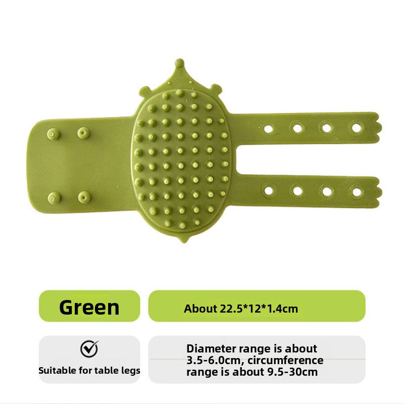 Pet cat corner massage brush