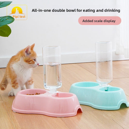 Automatic Pet Food and Water Bowl Set