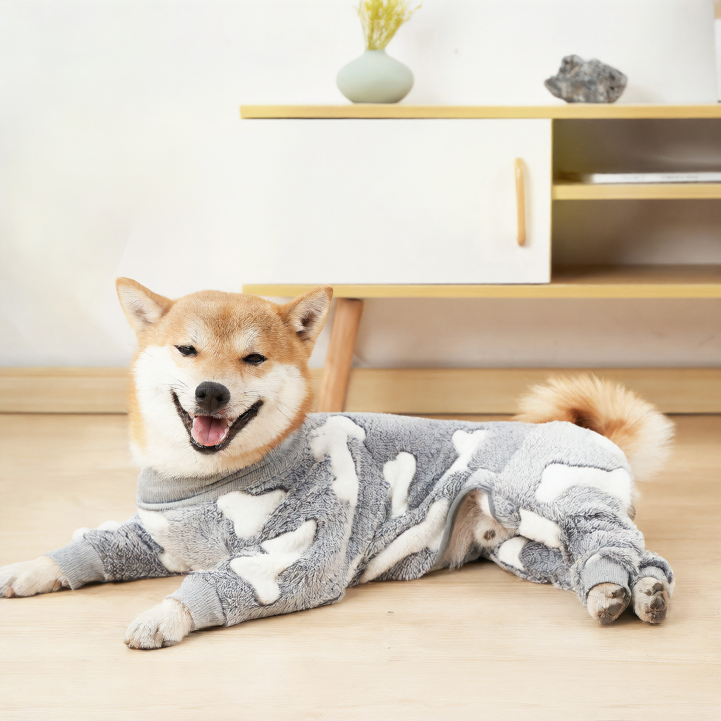 Warm and cozy pet pajamas