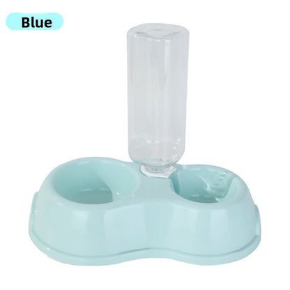 Automatic Pet Food and Water Bowl Set