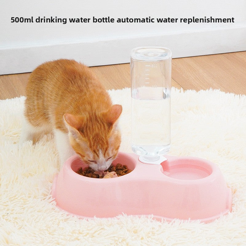 Automatic Pet Food and Water Bowl Set