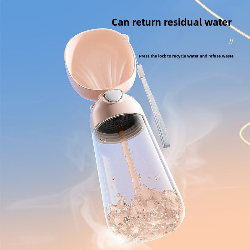 Portable Dog Water Cup Outdoor Pet Drinking Feeder