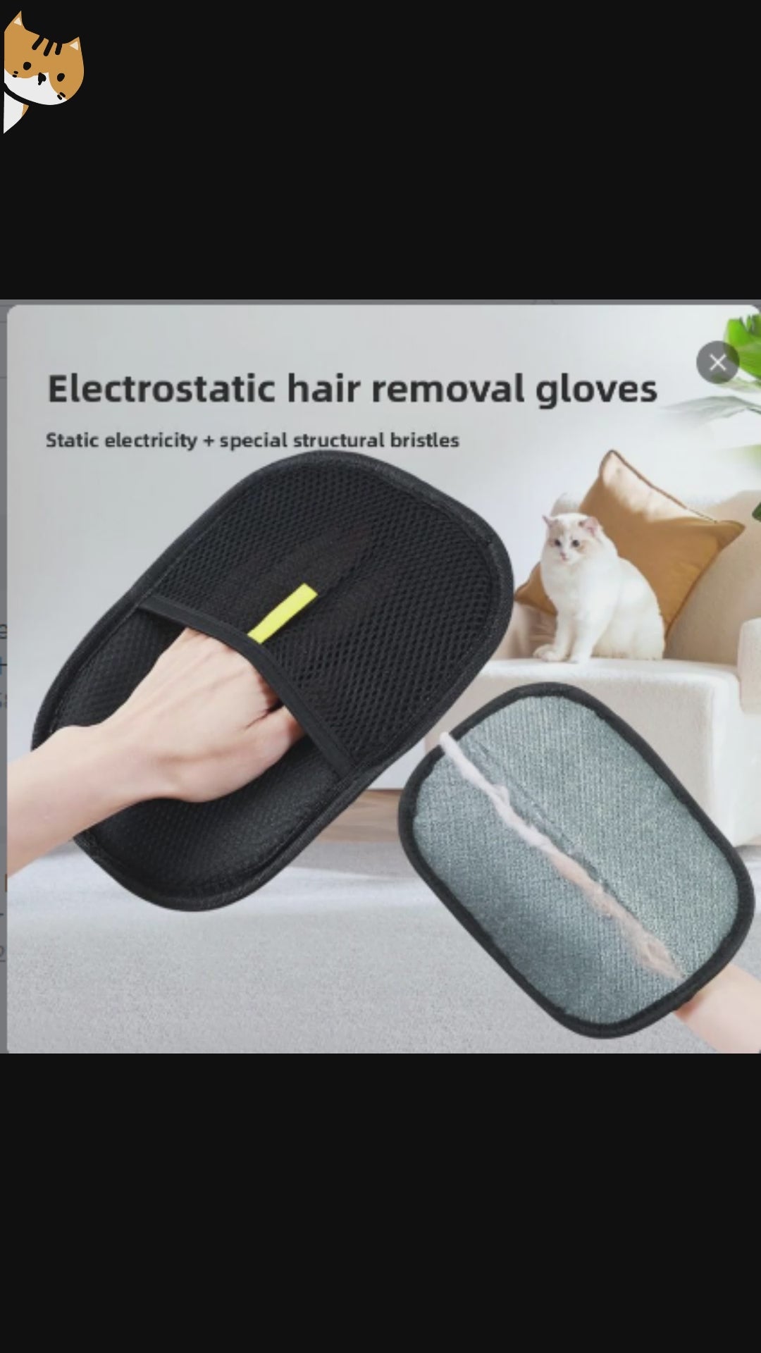 Viskers Pet Grooming & Cleaning Glove